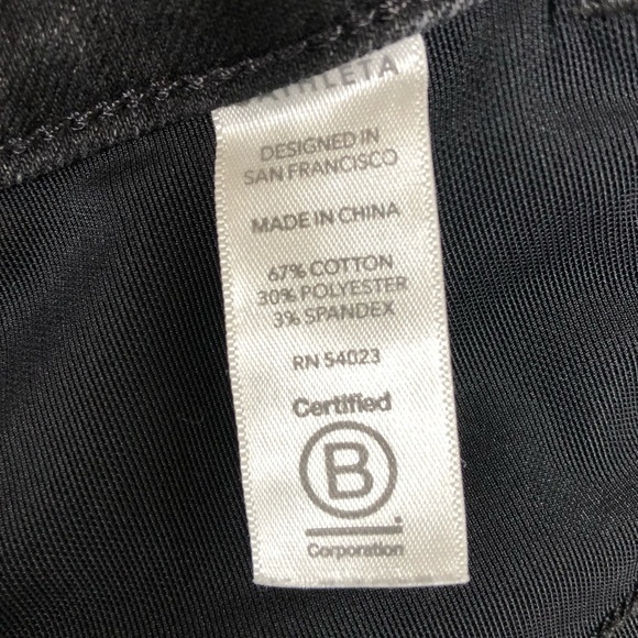 ATHLETA Women’s Skinny Zipper Ankle Jeans Size 6 - Picture 7 of 12